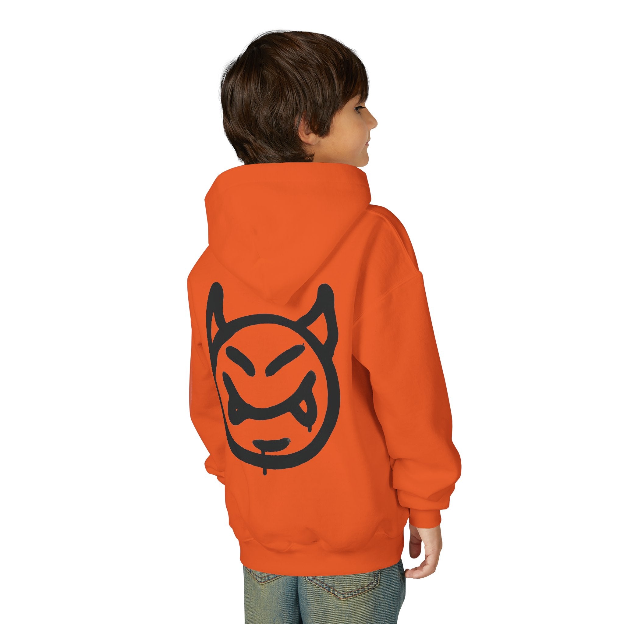 Sweat à capuche pour enfant avec visage de diable