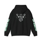 Hoodie — "The Wild Life" Antler Graphic Pullover