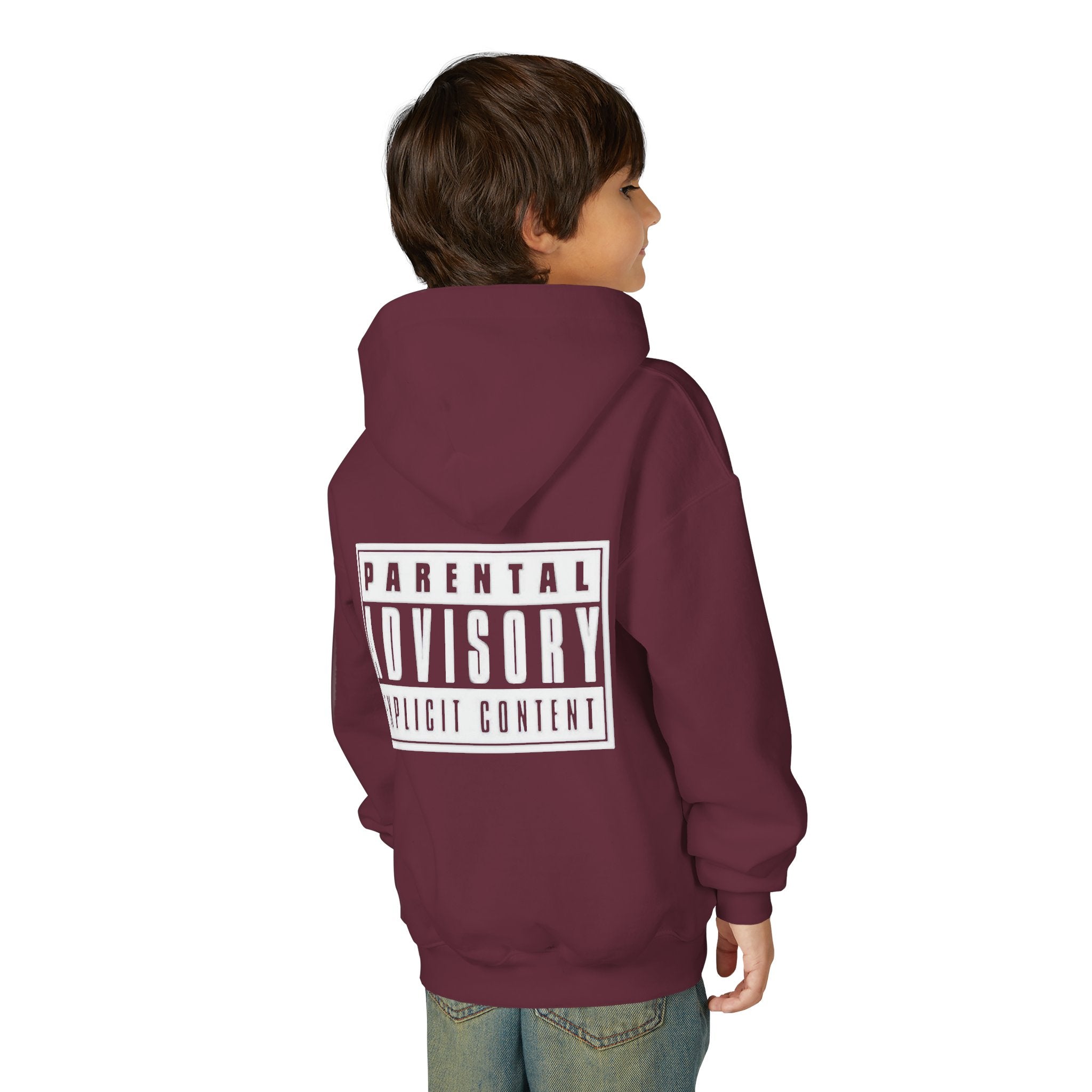 Sweat à capuche pour enfant 'Parental Advisory Explicit Content'