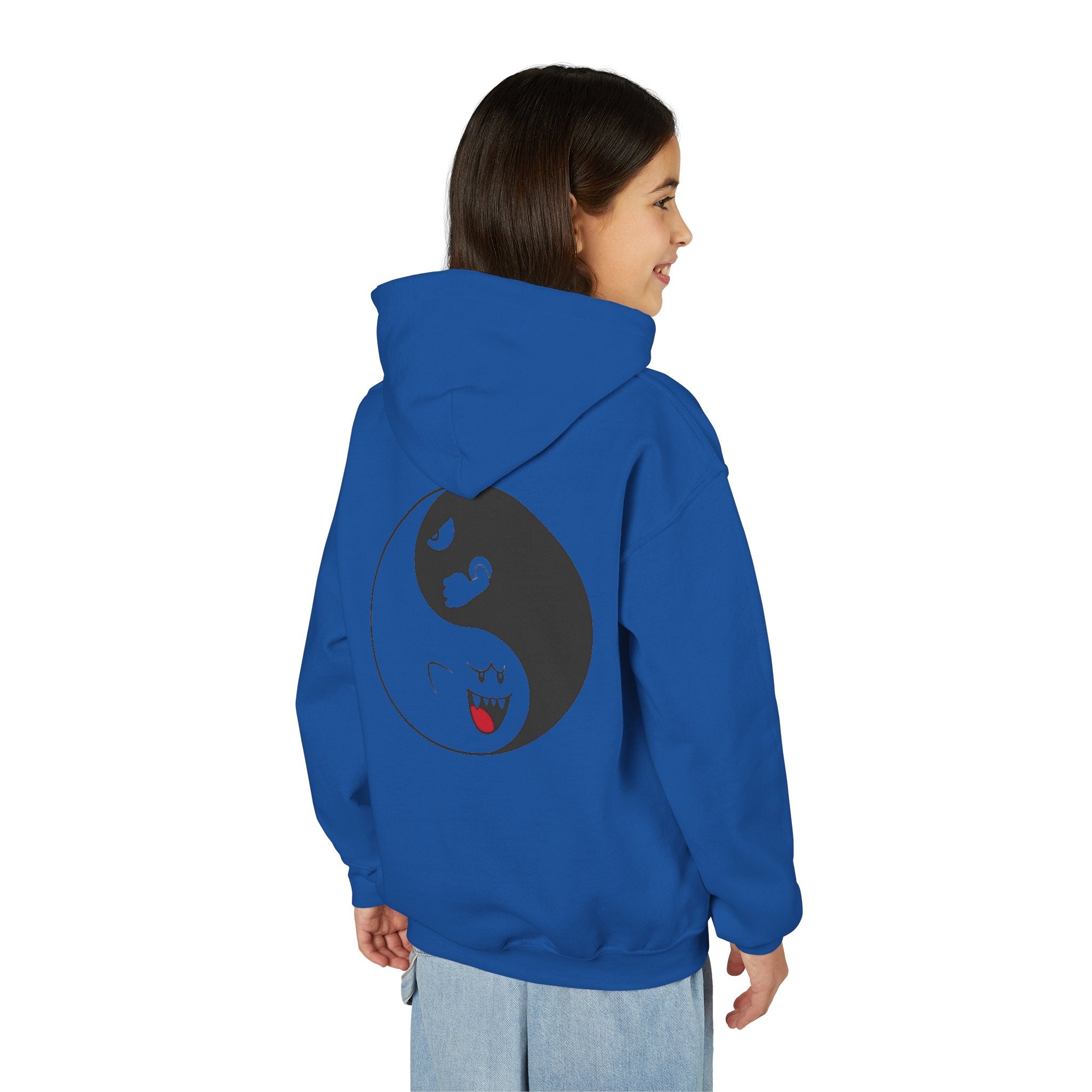 Sweat à capuche pour enfant— Pull à motif fantôme de paix