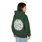 Sweat à capuche pour enfant  Logo rétro à bulles