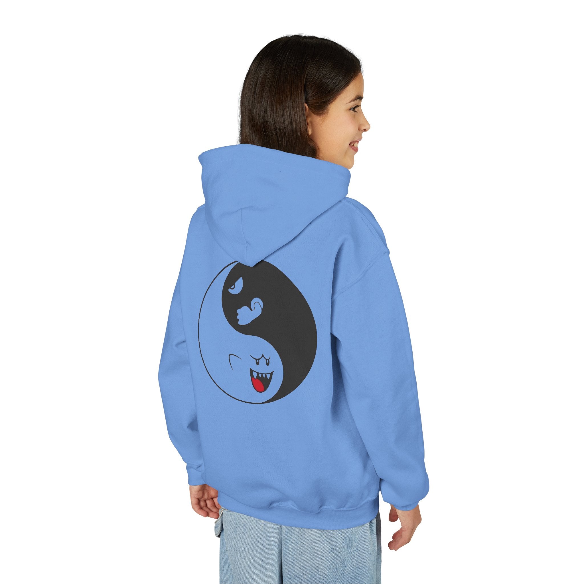 Sweat à capuche pour enfant— Pull à motif fantôme de paix
