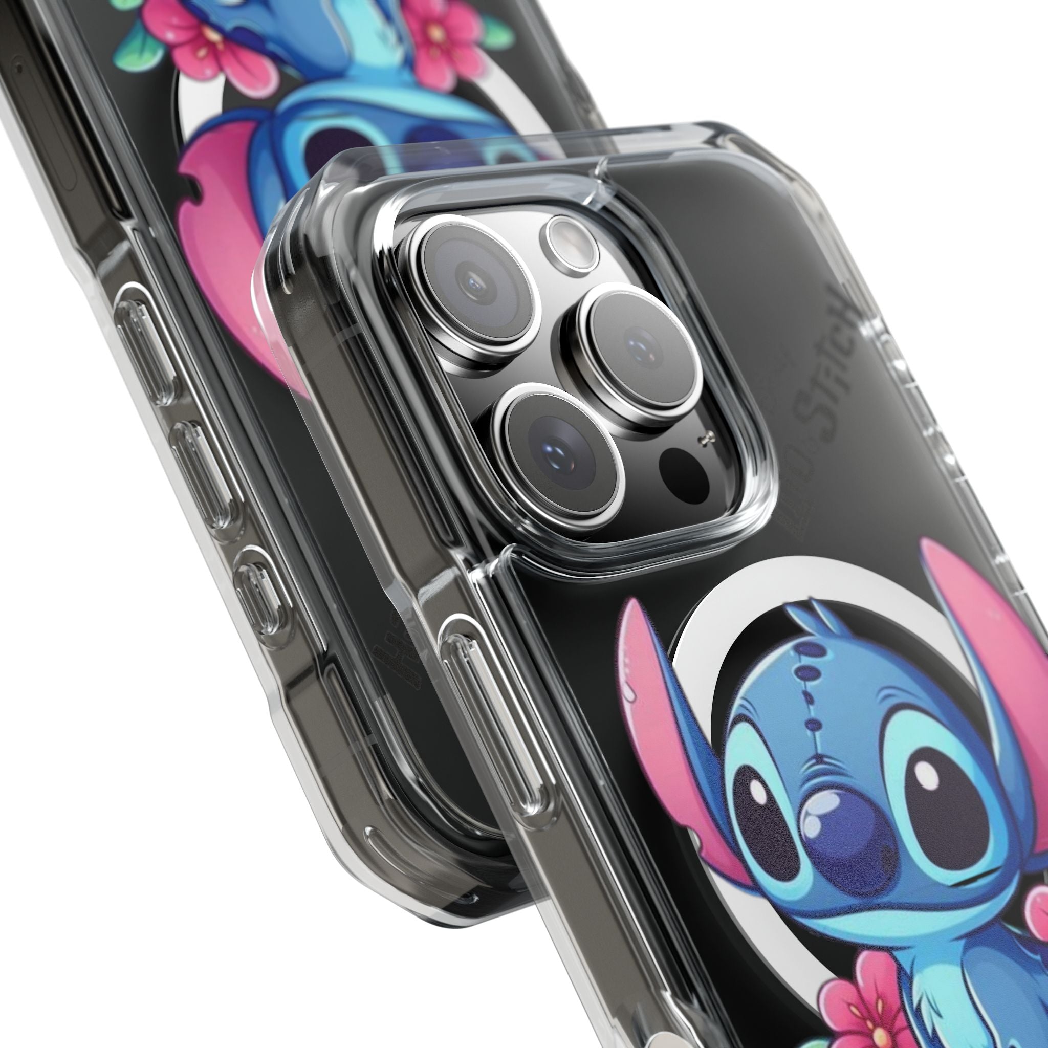 coque de telephone magnétique - lilo & Stitch - BeMine