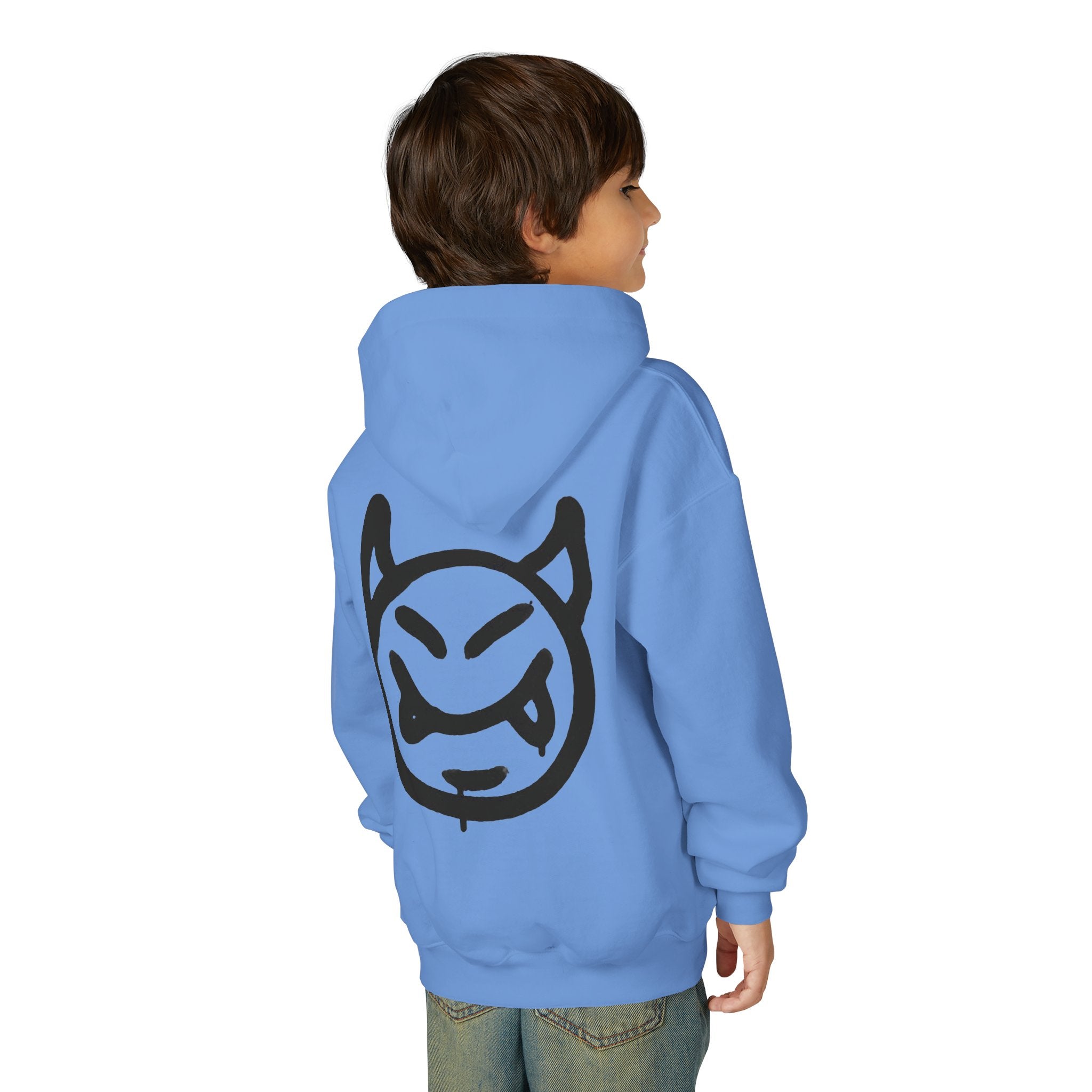 Sweat à capuche pour enfant avec visage de diable