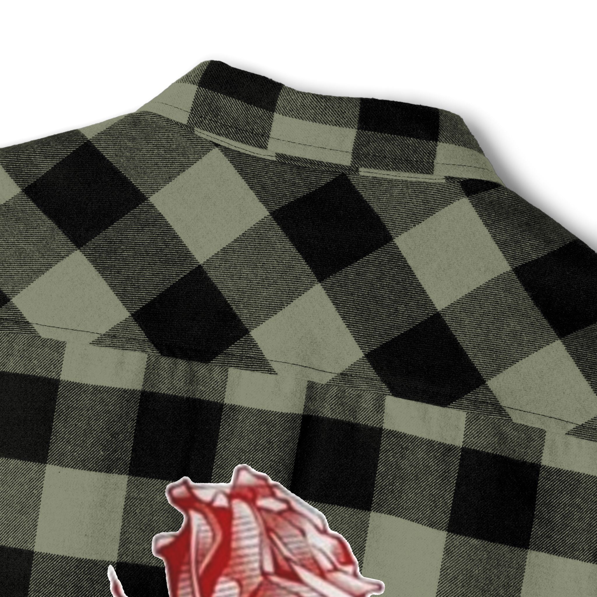 Chemise en flanelle à carreaux Unisexe