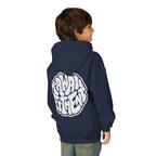 Sweat à capuche pour enfant  Logo rétro à bulles