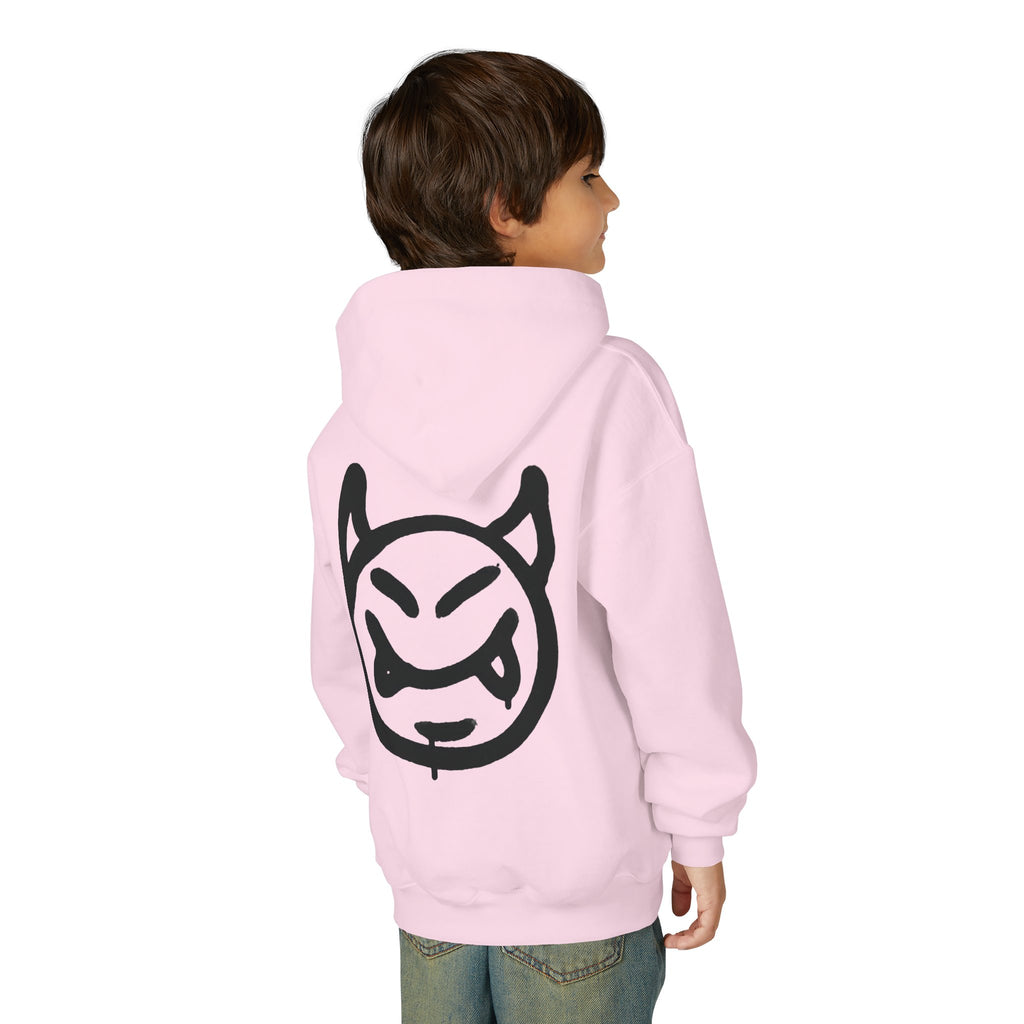 Sweat à capuche pour enfant avec visage de diable