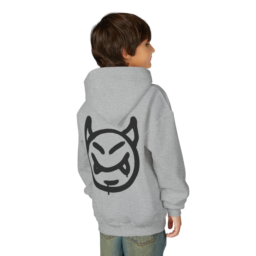 Sweat à capuche pour enfant avec visage de diable