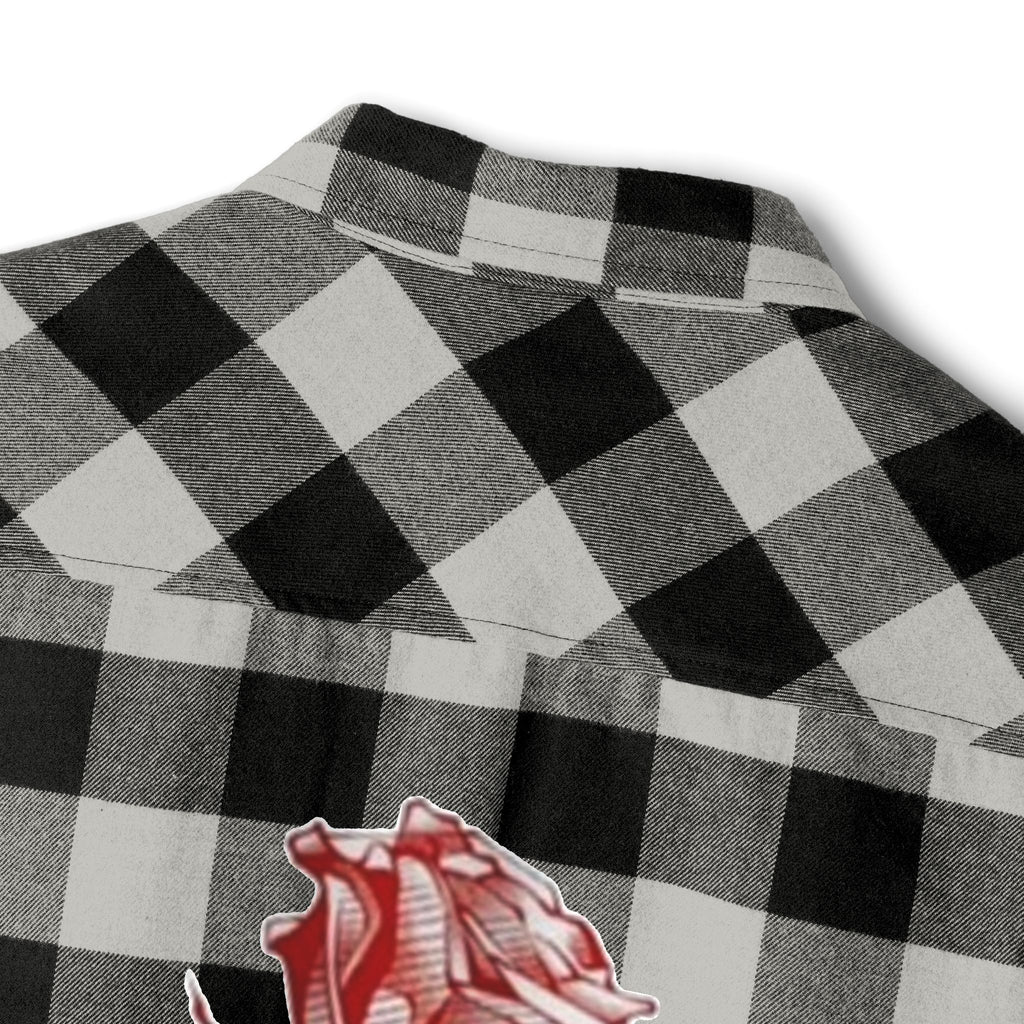 Chemise en flanelle à carreaux Unisexe