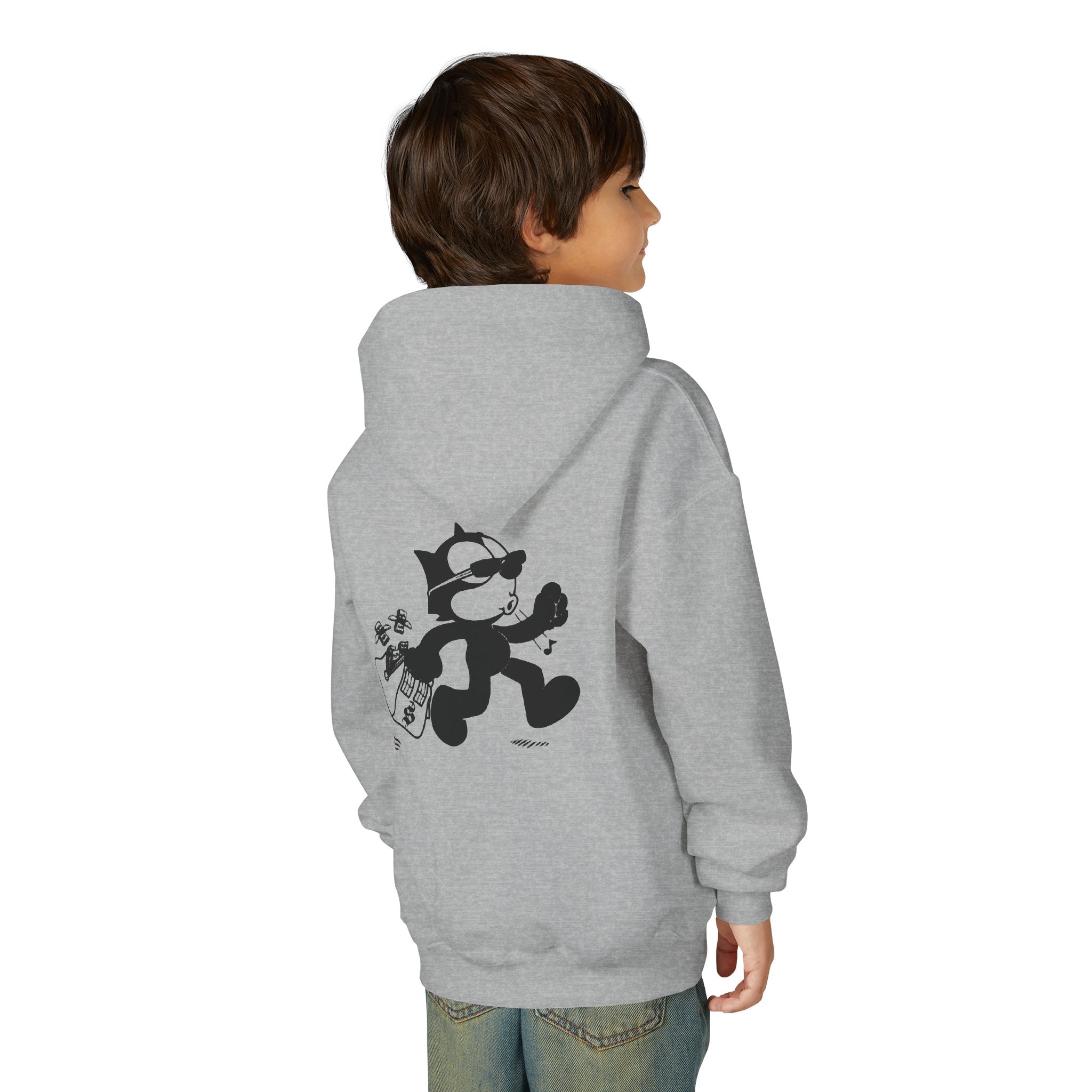 Sweat à capuche pour enfant— Motif chat