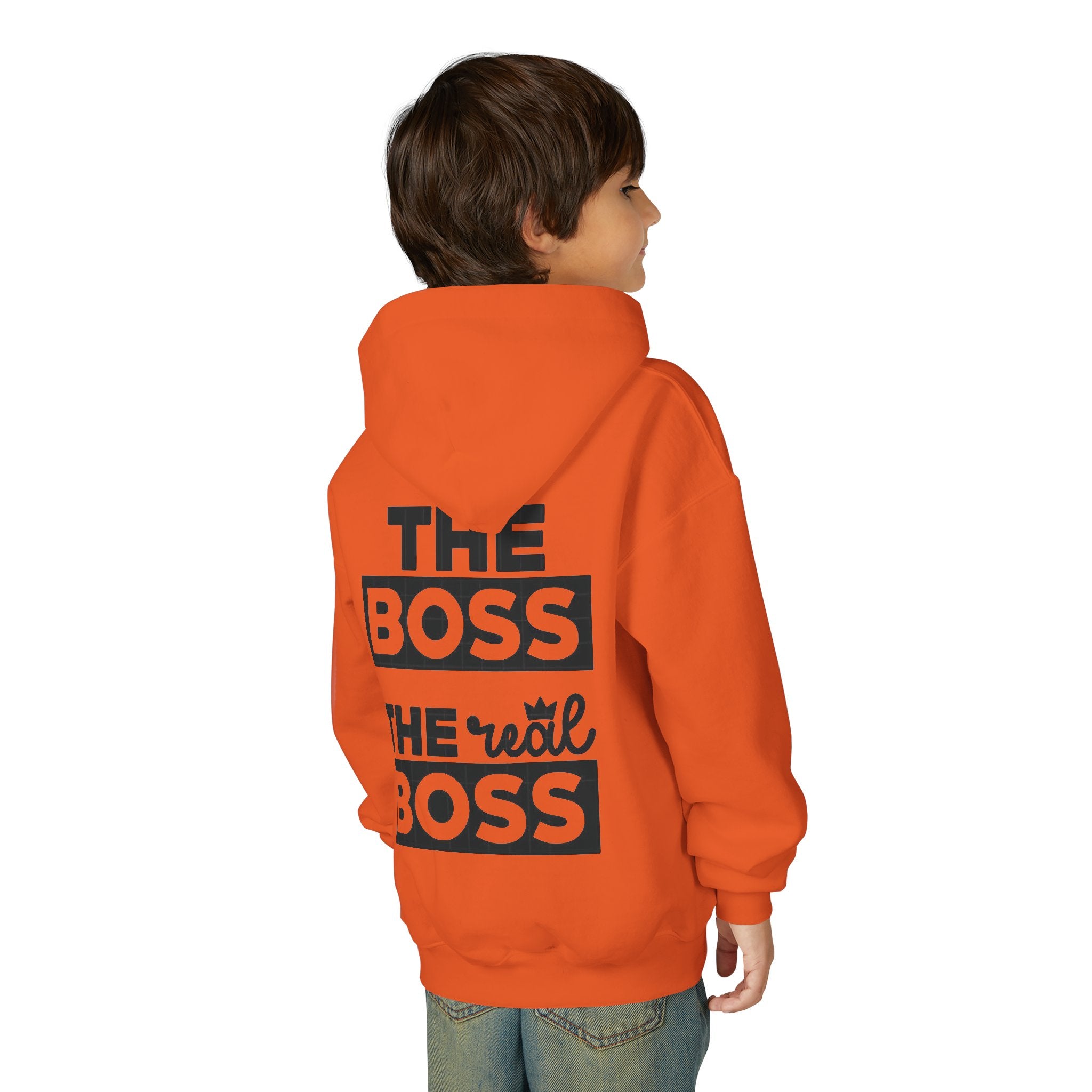 Sweat à capuche pour enfant " THE BOSS, the real BOSS "