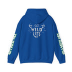 Hoodie — "The Wild Life" Antler Graphic Pullover