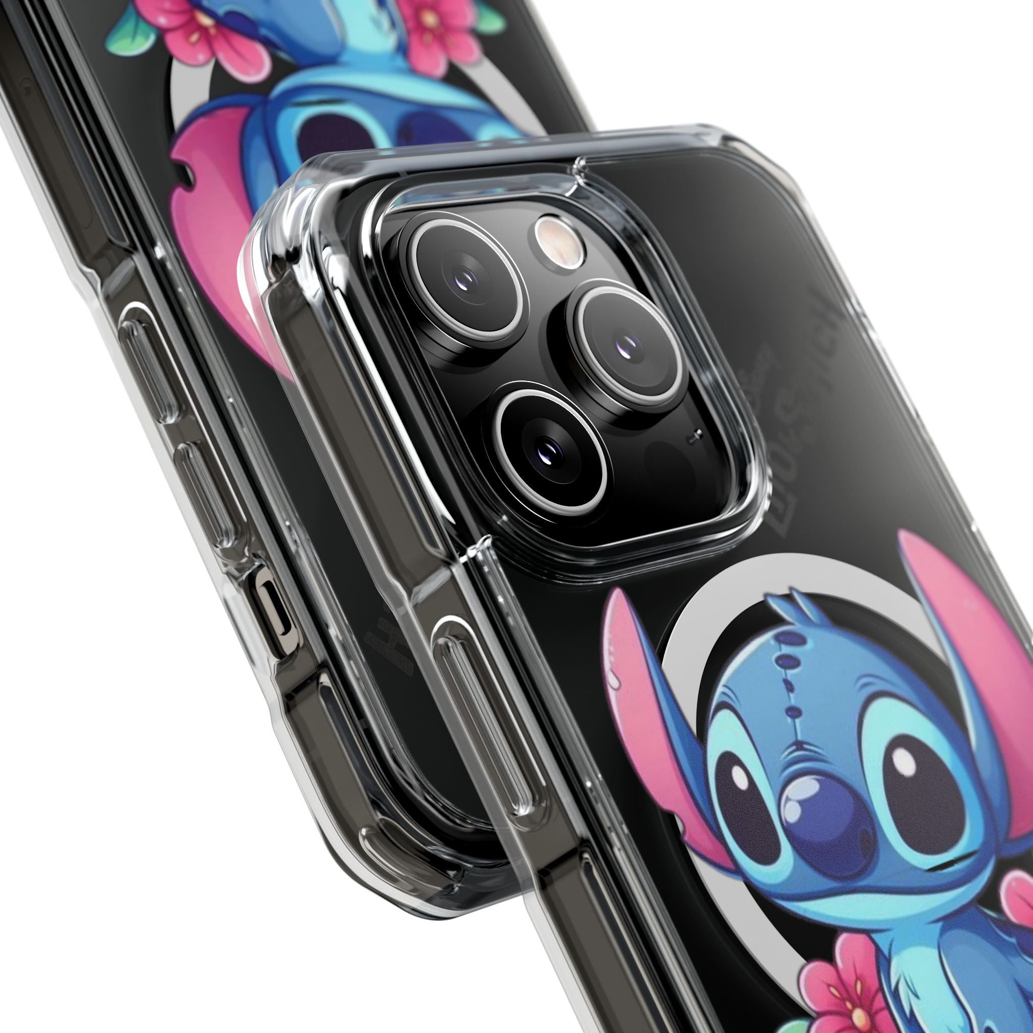 coque de telephone magnétique - lilo & Stitch - BeMine