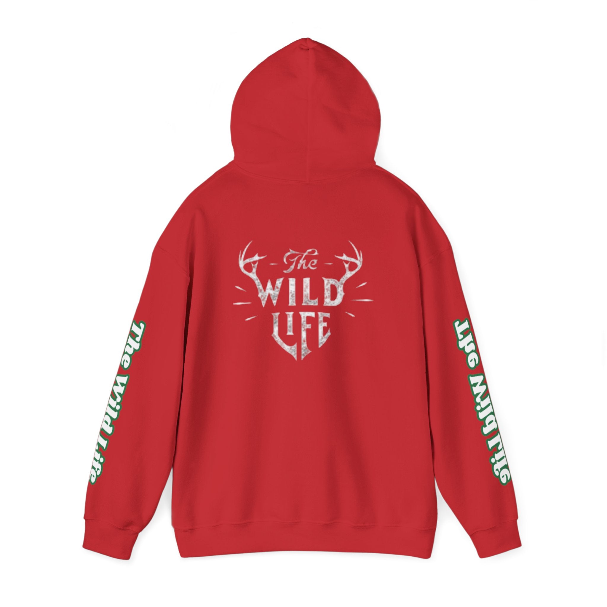 Hoodie — "The Wild Life" Antler Graphic Pullover