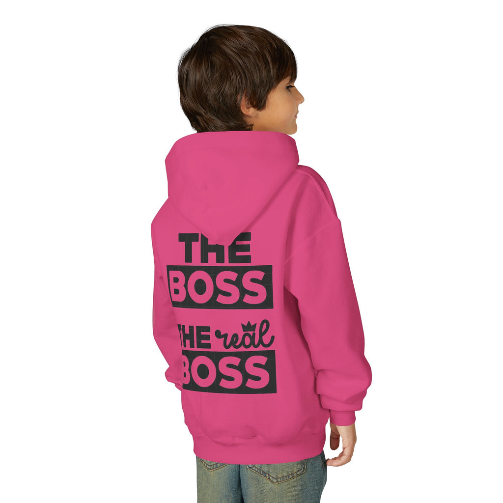 Sweat à capuche pour enfant " THE BOSS, the real BOSS "