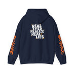Sweat à capuche pour Homme — "Real Eyes Realize Real Lies"