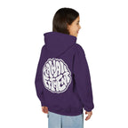 Sweat à capuche pour enfant  Logo rétro à bulles