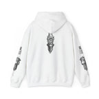 Sweat à capuche Unisexe tête de mort et bougie d'allumage