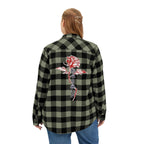 Chemise en flanelle à carreaux Unisexe