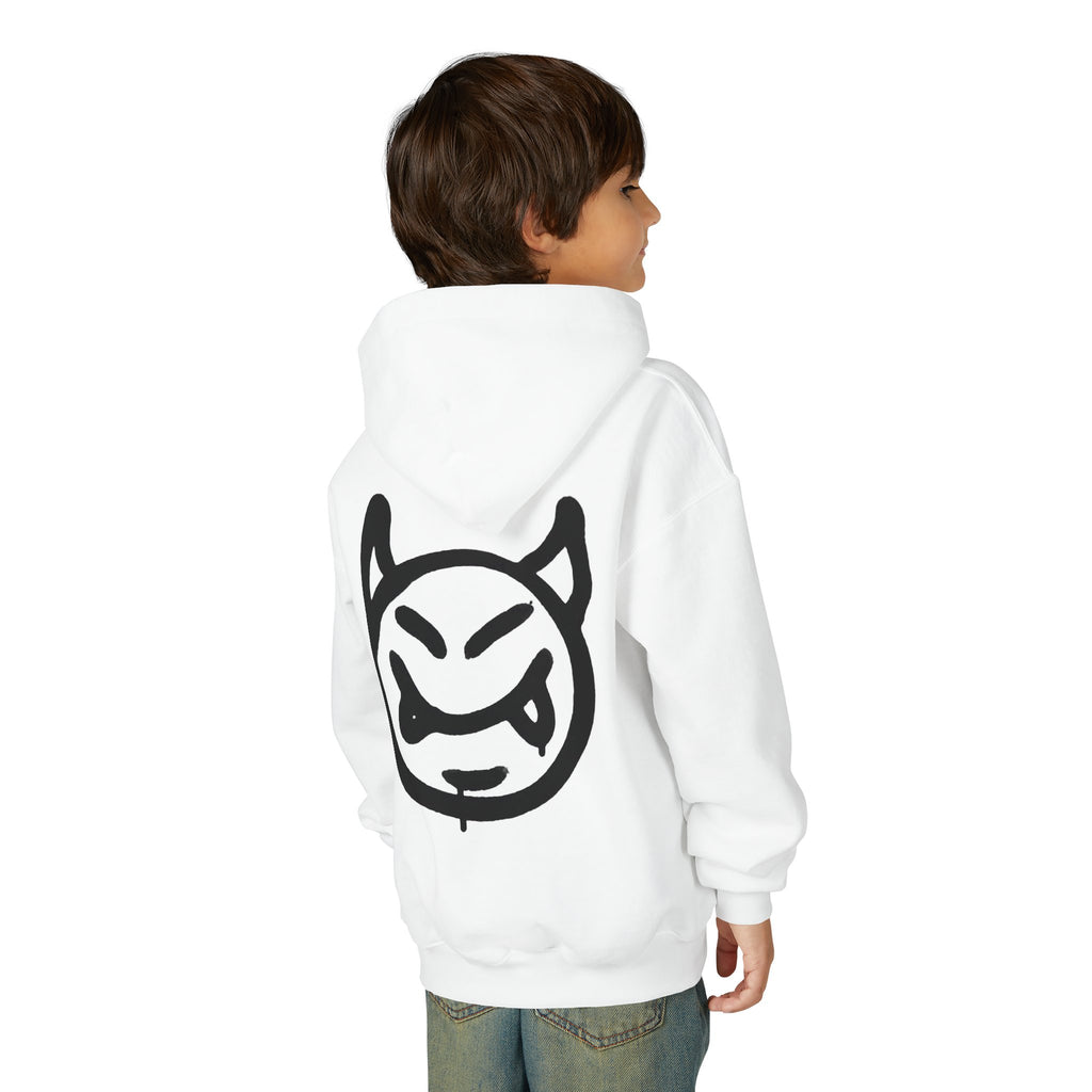 Sweat à capuche pour enfant avec visage de diable