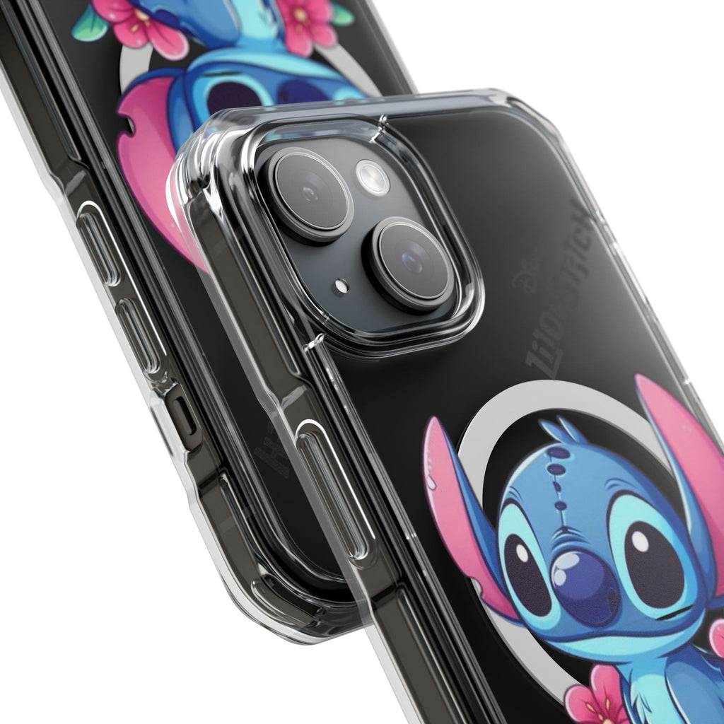 coque de telephone magnétique - lilo & Stitch - BeMine