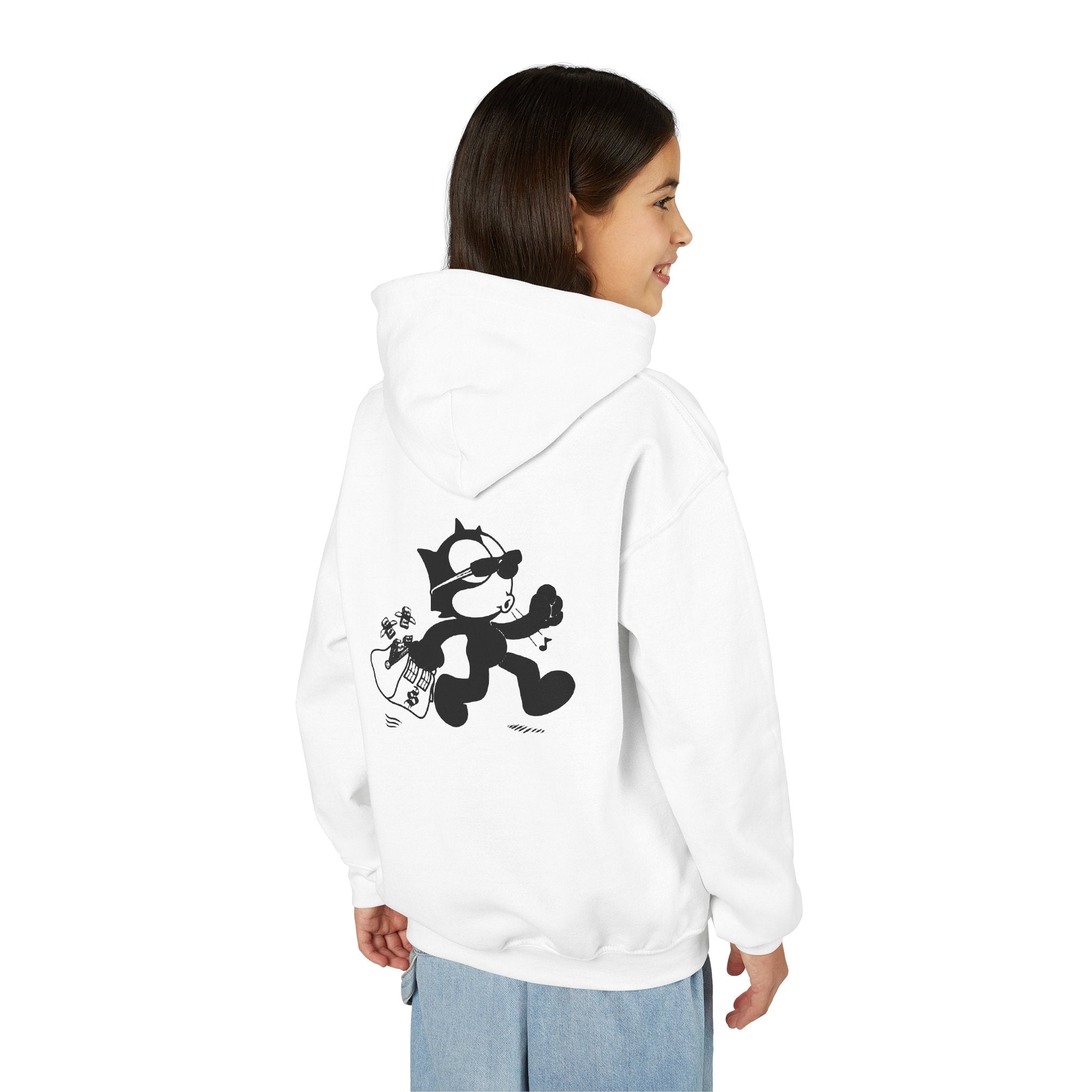 Sweat à capuche pour enfant— Motif chat