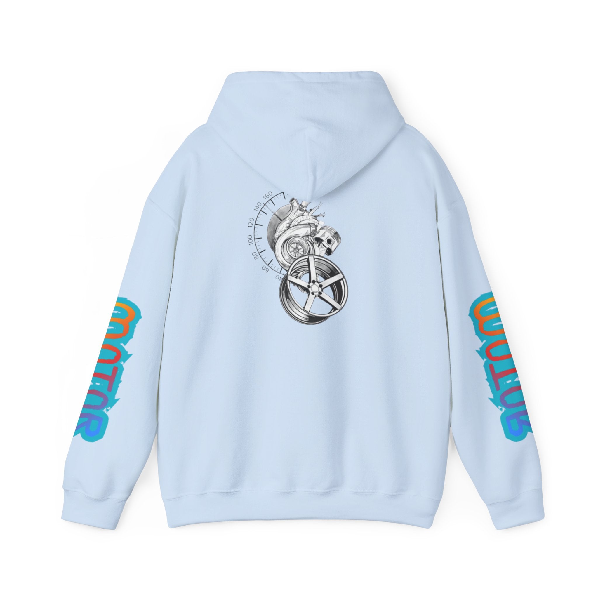 Sweat à capuche Unisexe graphique Motor Heart