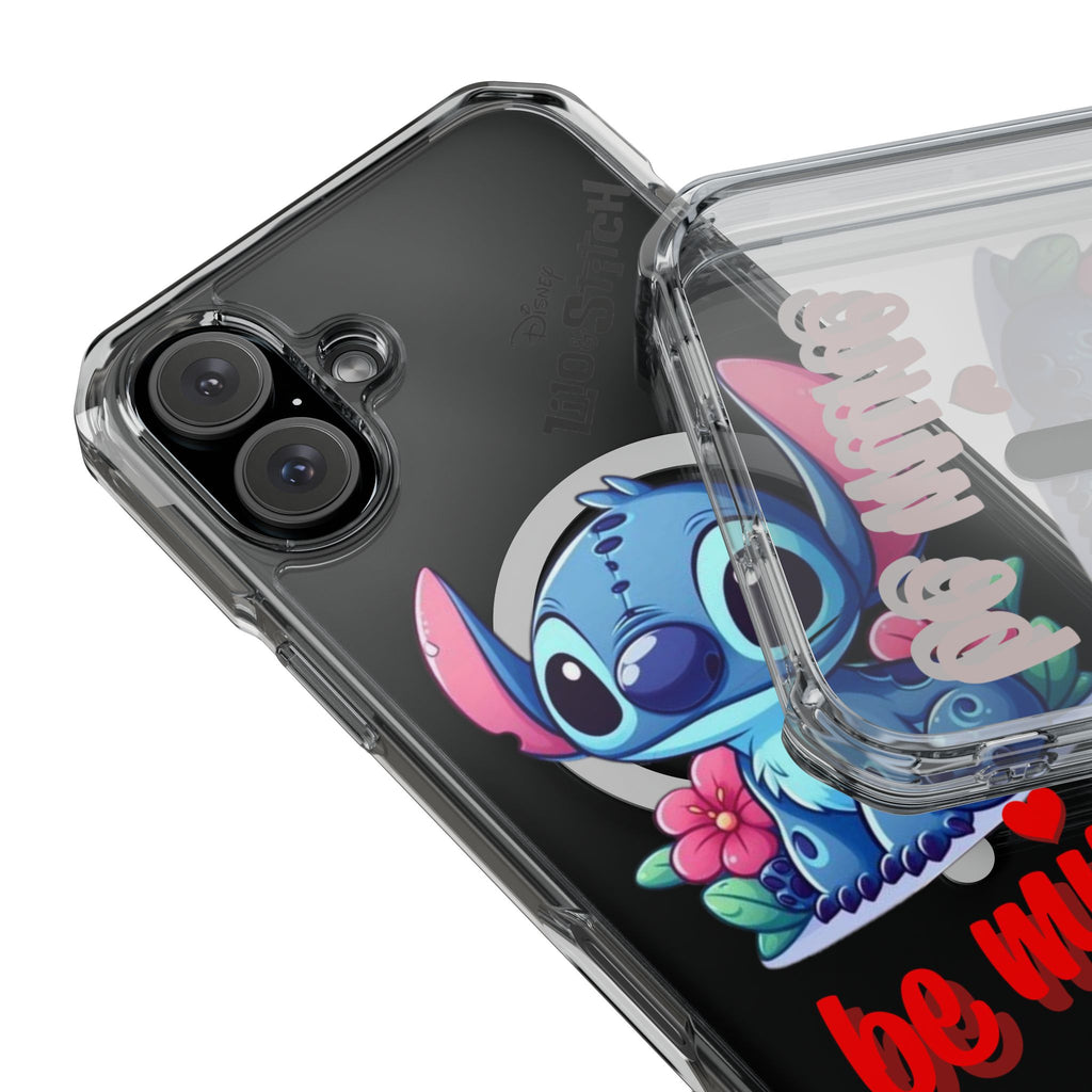 coque de telephone magnétique - lilo & Stitch - BeMine