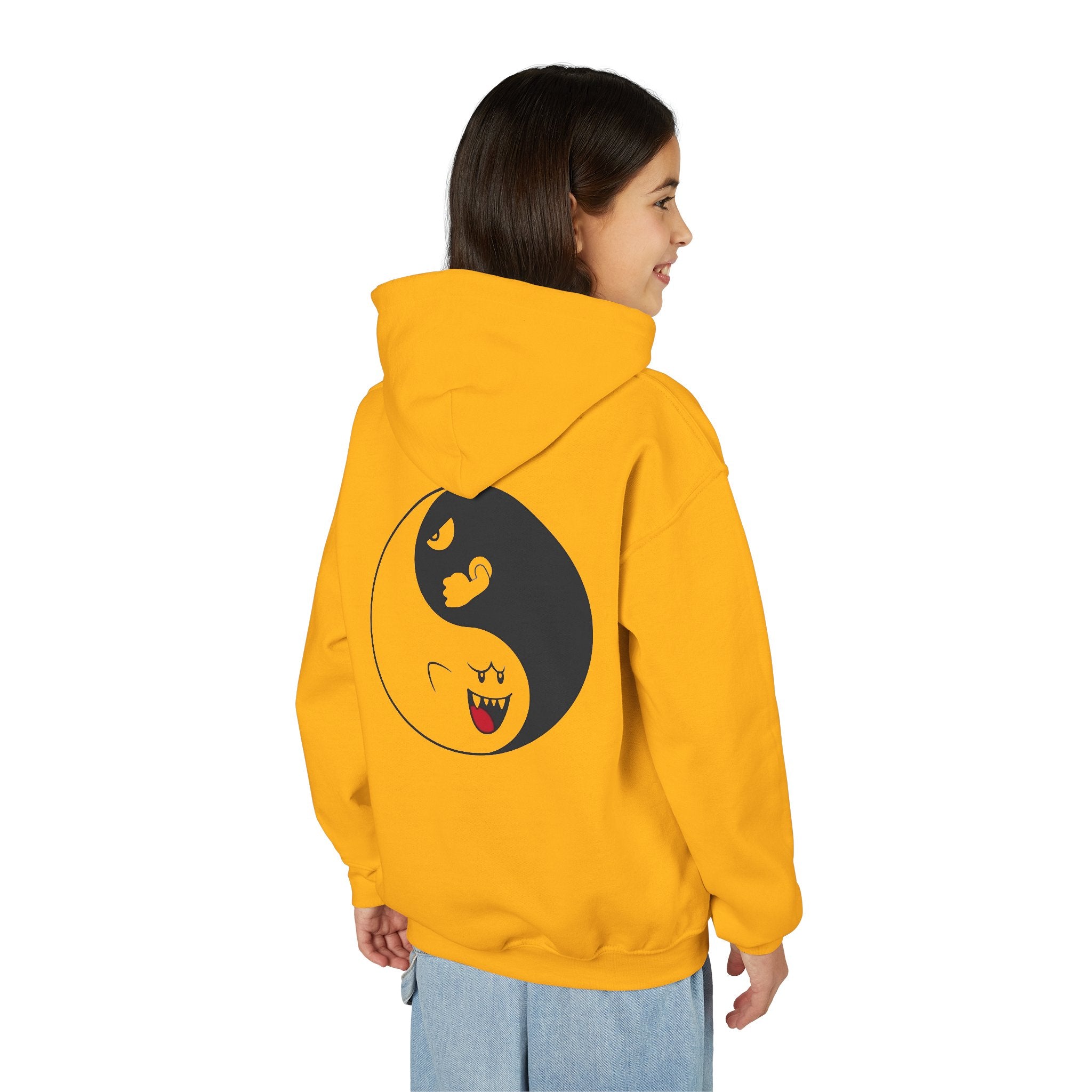 Sweat à capuche pour enfant— Pull à motif fantôme de paix
