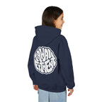 Sweat à capuche pour enfant  Logo rétro à bulles