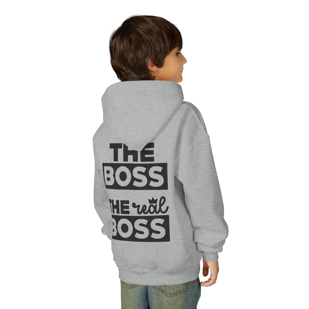 Sweat à capuche pour enfant " THE BOSS, the real BOSS "