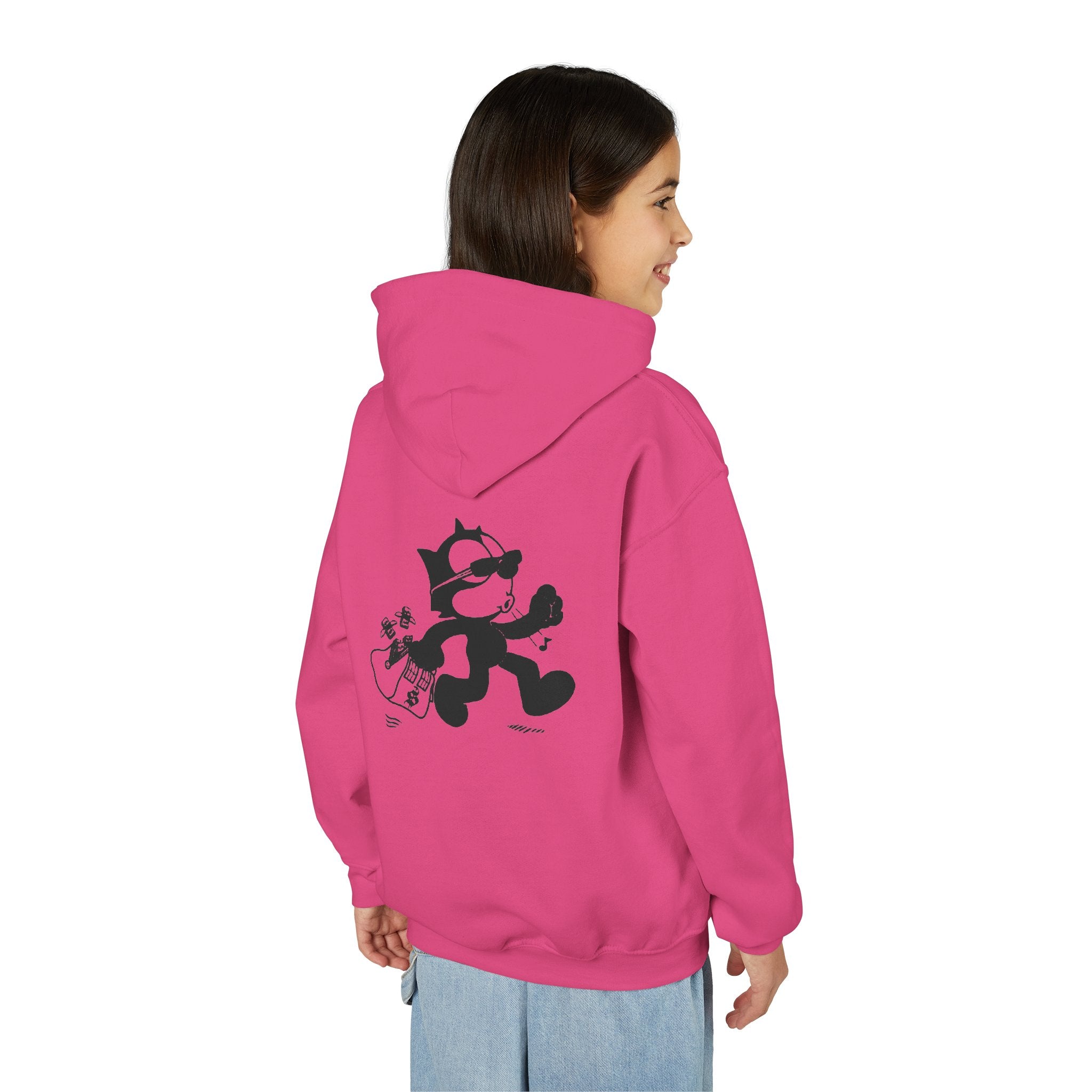 Sweat à capuche pour enfant— Motif chat