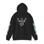 Hoodie — "The Wild Life" Antler Graphic Pullover