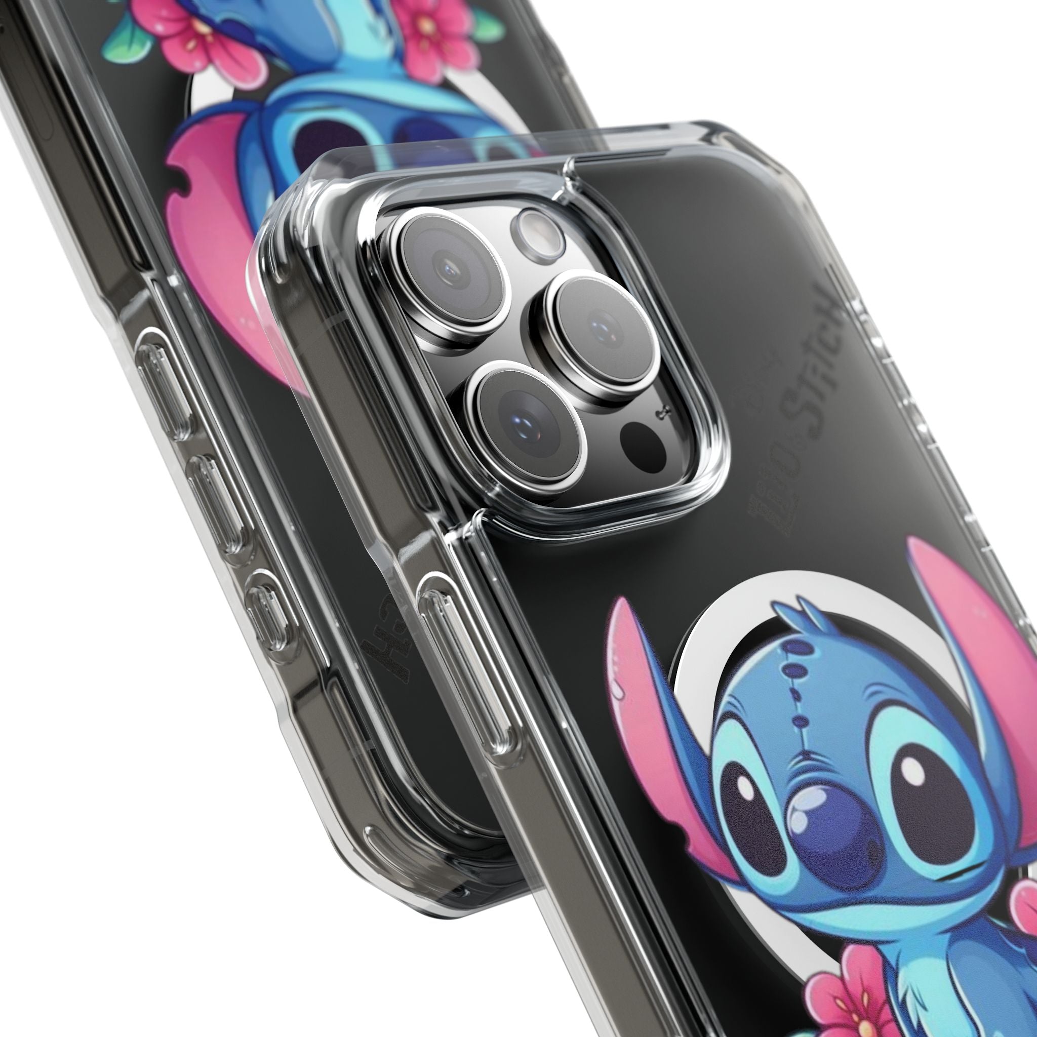 coque de telephone magnétique - lilo & Stitch - BeMine