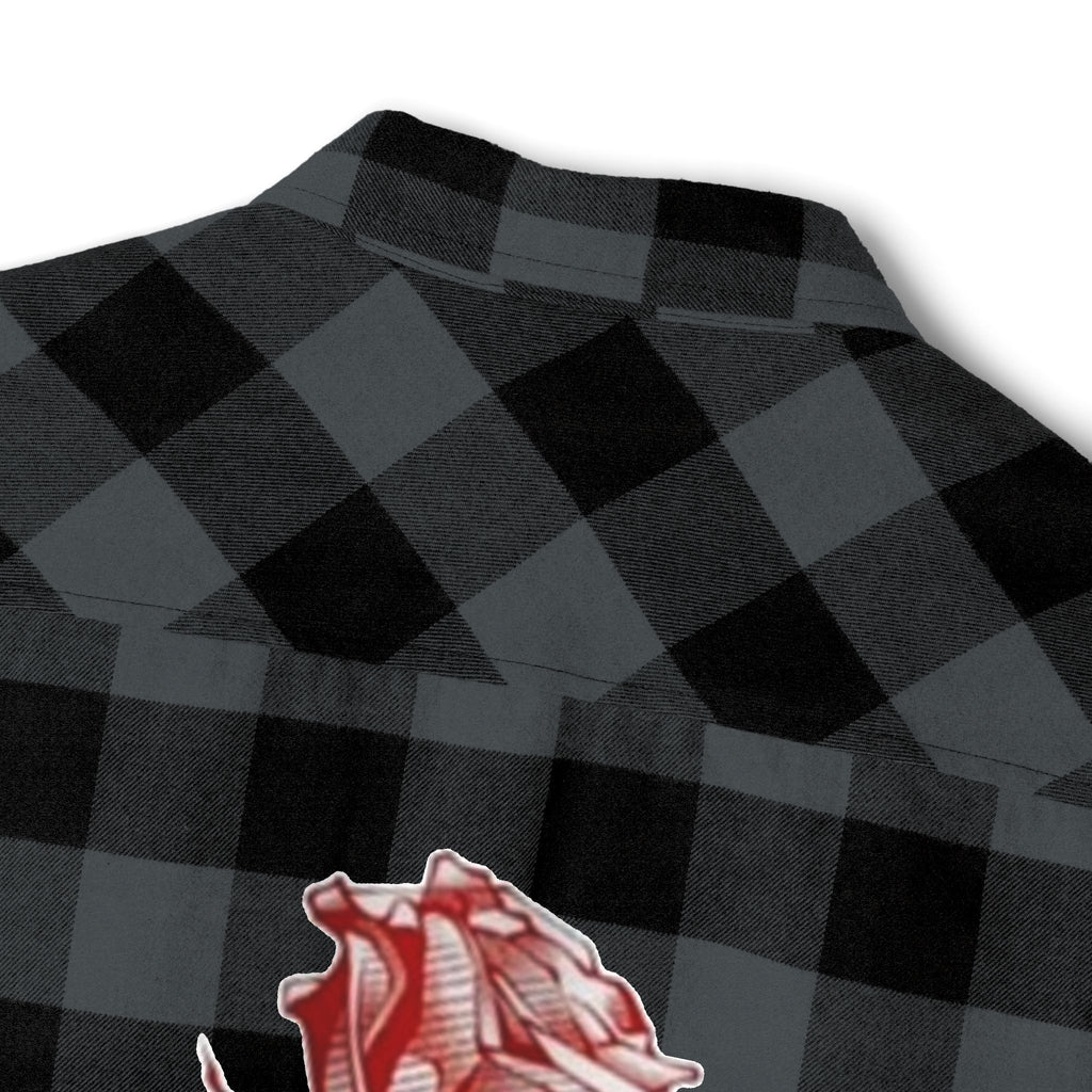 Chemise en flanelle à carreaux Unisexe